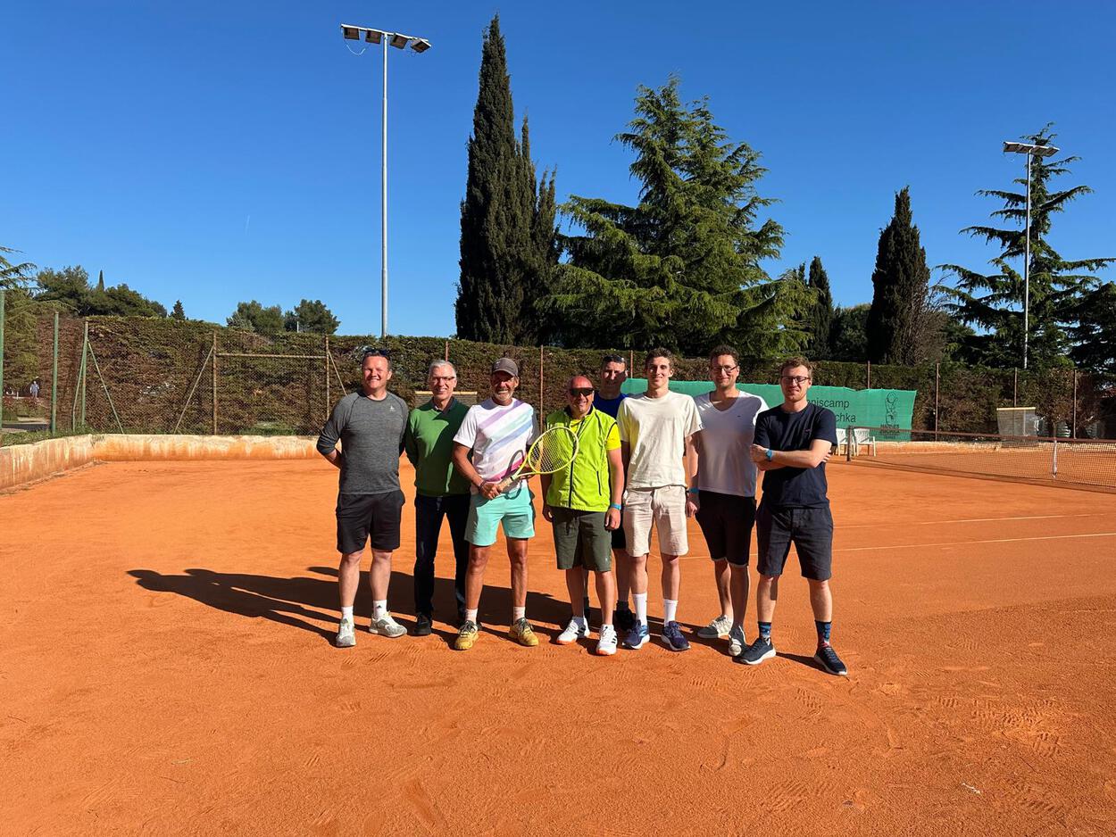 Tenniscamp der Herren in Novigrad